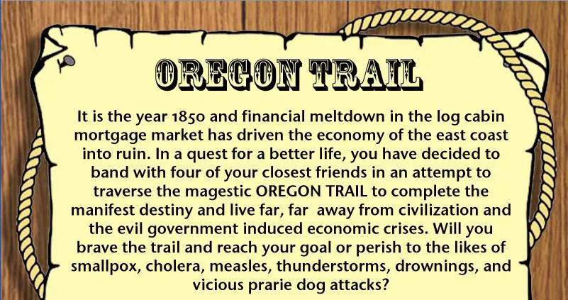 Oregon Trail screenshot 3